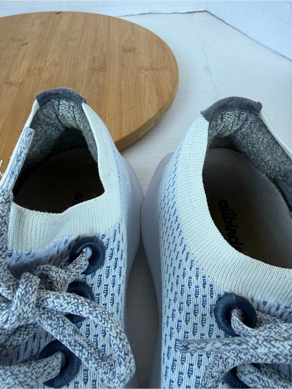 Allbirds Tree Dasher 2 Womens Size 7.5 Blizzard Athletic Running Shoes Sneakers